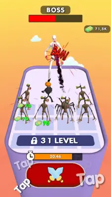 Monsters Idle Merge android App screenshot 1